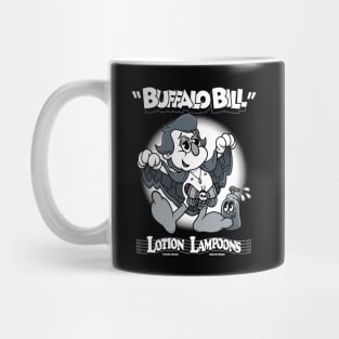 Buffalo Bill Lotion Lampoons - Vintage Cartoon - Creepy Cute Horror Mug